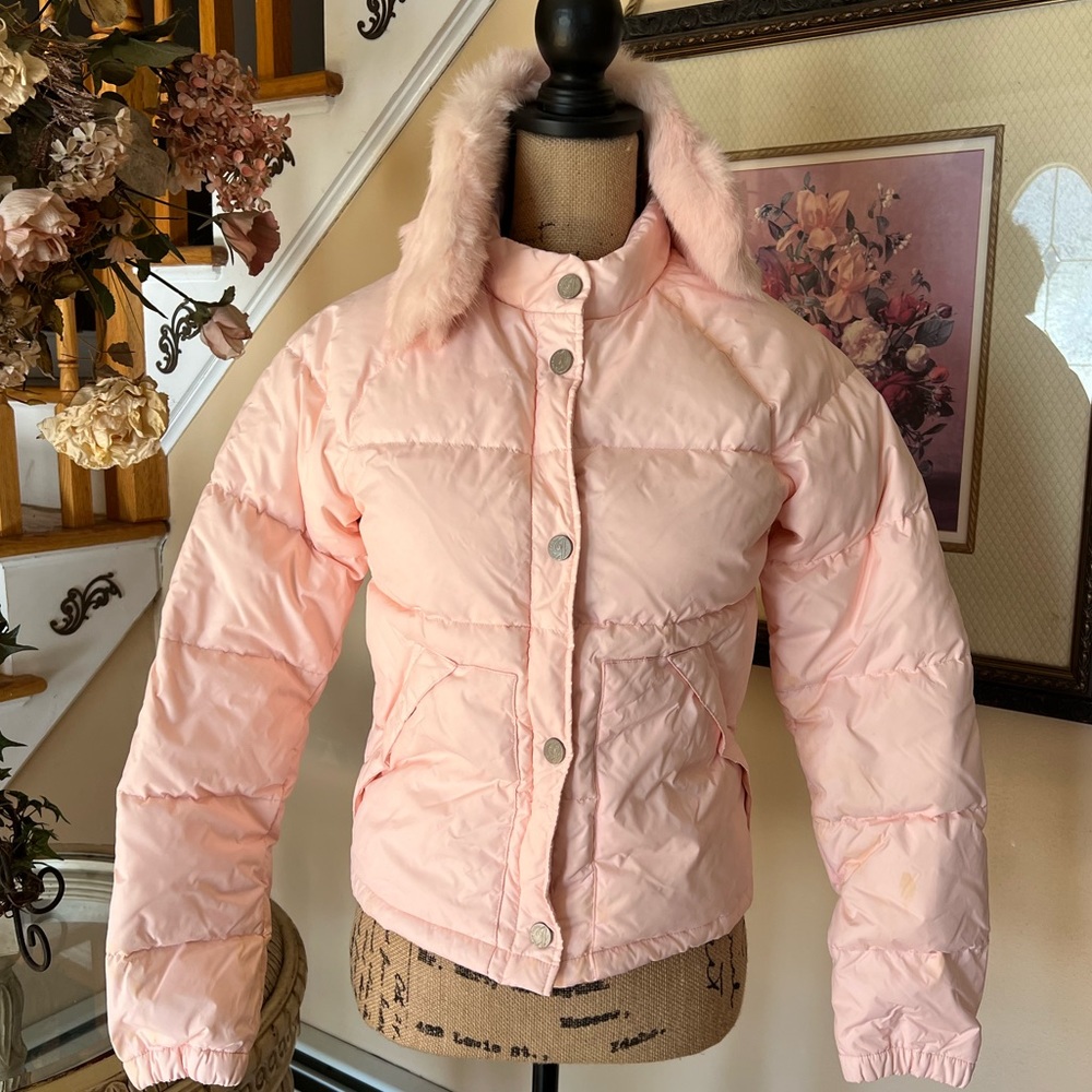 Juicy Couture Pink Puffer Jacket